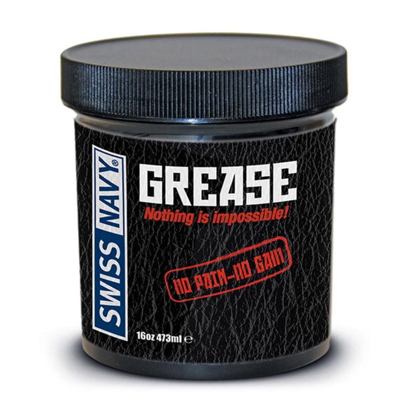 Swiss Navy Grease | Lubrifiant intime à base d'huile | 473 ml