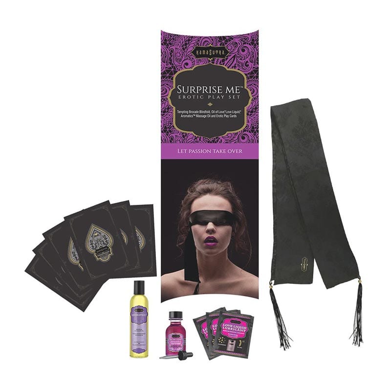 Kamasutra Surprise Me | Coffret avec accessoires et cosmétiques