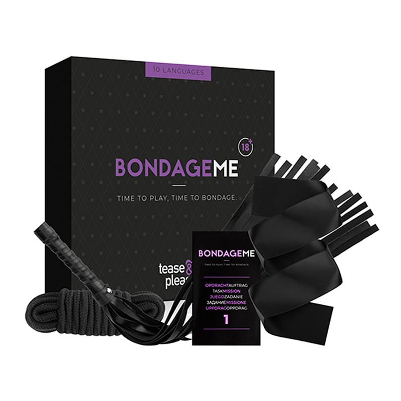 Tease & Please BondageMe | Pack contenant jeux et accesoires BDSM