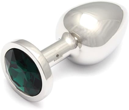 Rosebuds Kristall Analplug - Smaragd (L)