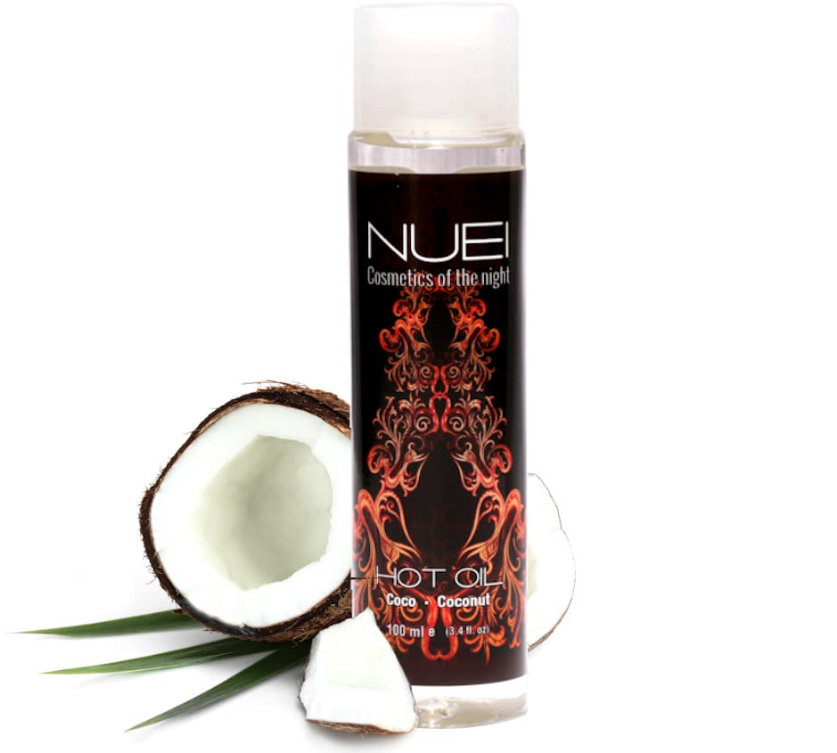 NUEI Hot Oil | Stimulierendes und wärmendes Intim-Öl | Kokosnuss