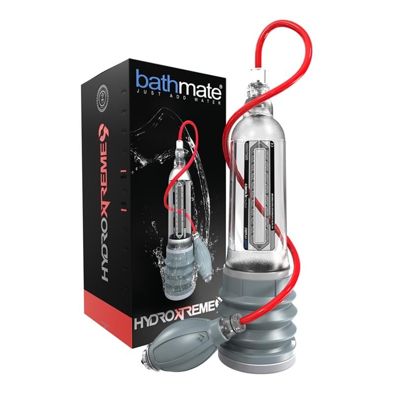 Bathmate HydroXtreme 9 | Pompe à pénis haut de gamme avec accessoires