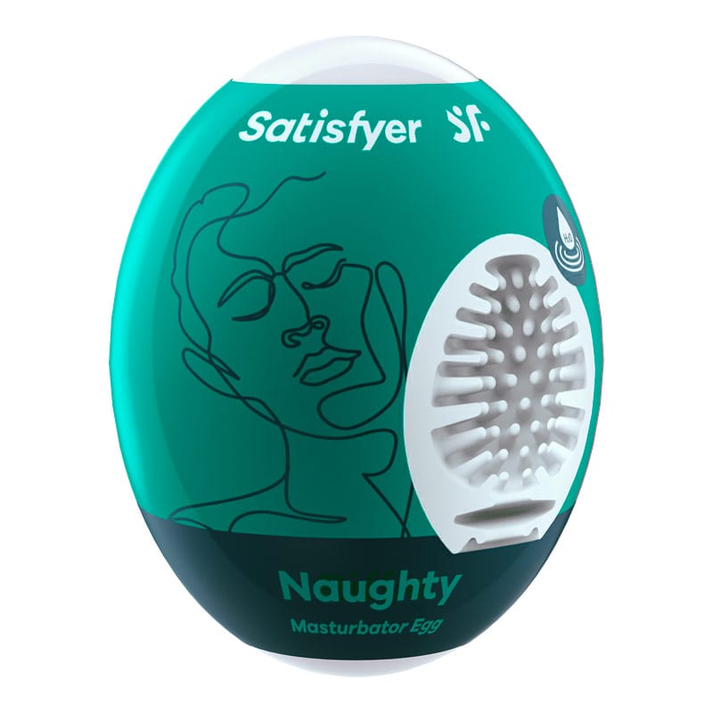 Satisfyer Egg | Petit masturbateur pour homme à usage unique | Naughty