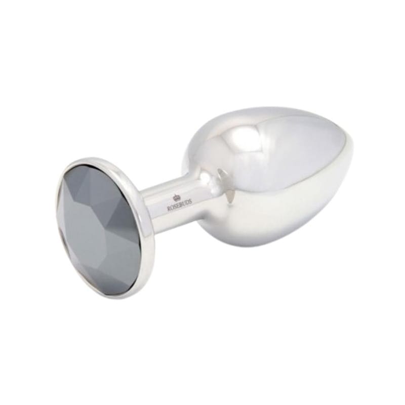 Plug anal Rosebuds Cristal - Jet Black (M)