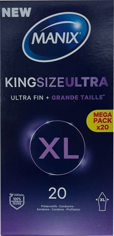Manix King Size Ultra | Ultradünnes und großes Kondom
