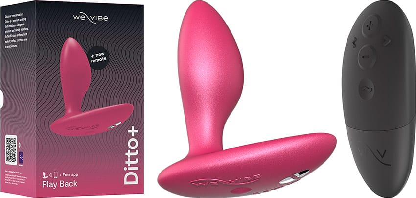 We-Vibe Ditto+ | Plug anal vibrant et connecté (Bluetooth)