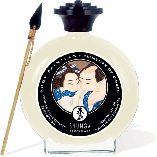 Shunga | Essbare Körperbemalung mit Vanille- & Schokoladengeschmack