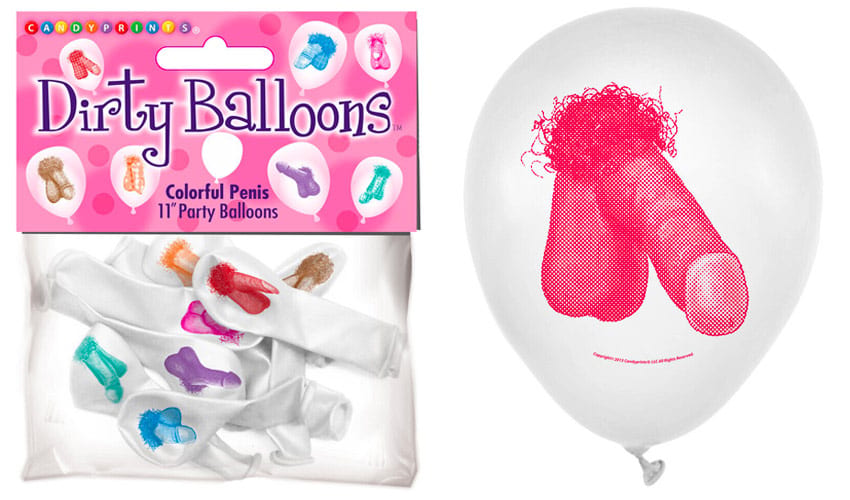 Dirty Penis Balloons | Ballons de baudruche humoristique