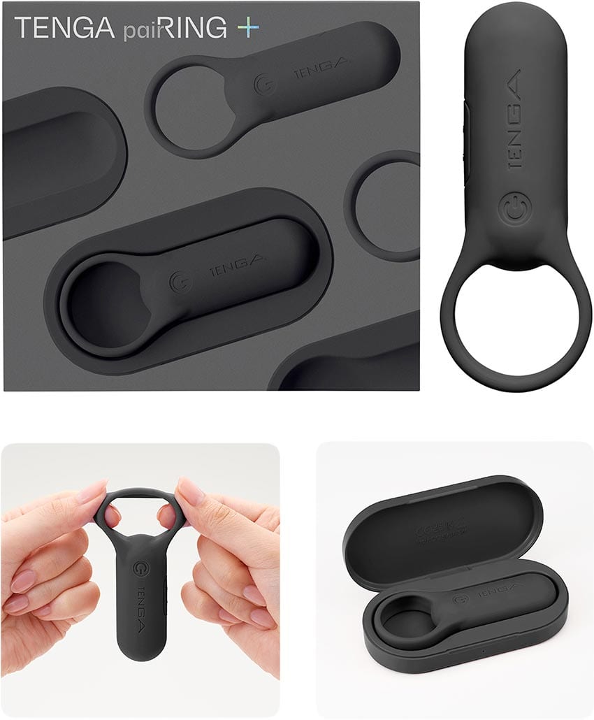 Tenga Pairing+ | Anneau vibrant polyvalent pour couple