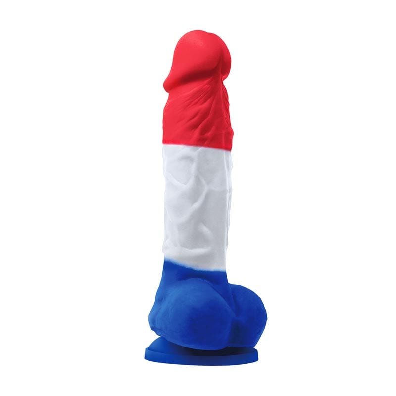 NS Novelties Colours | Kleiner realistischer Dildo | Trikolore