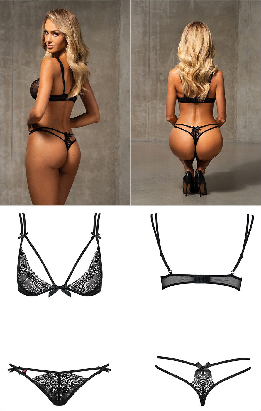 Obsessive Intensa | Ensemble sexy 2 pièces | Soutien-gorge et string
