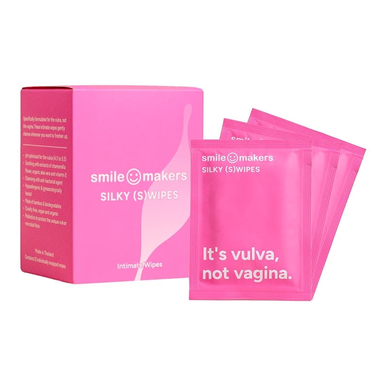 Smile Makers Silky (S)wipes | Lingettes hygiéniques pour la vulve