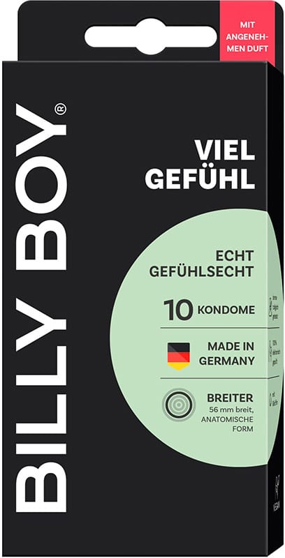 Billy Boy Viel Gefühl | Pack de 10 préservatifs facile à dérouler