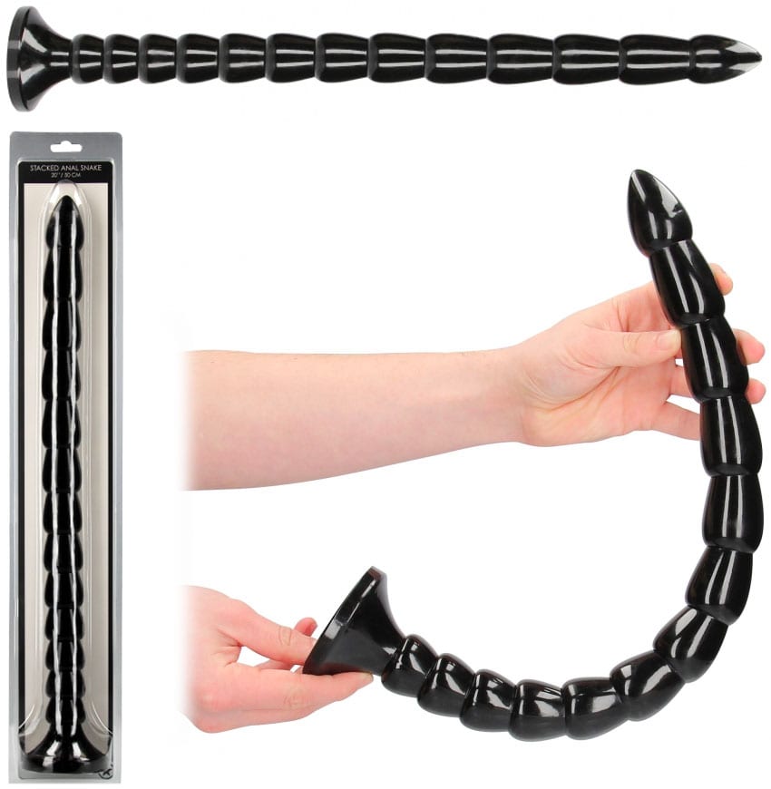 Ouch! Stacked Anal Snake | XXL Analdildo 50 cm