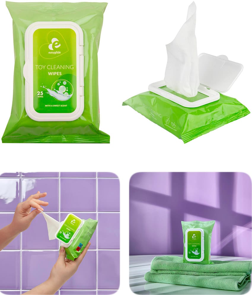 Easyglide | Spielzeug-Reinigungstücher | 25 Tücher