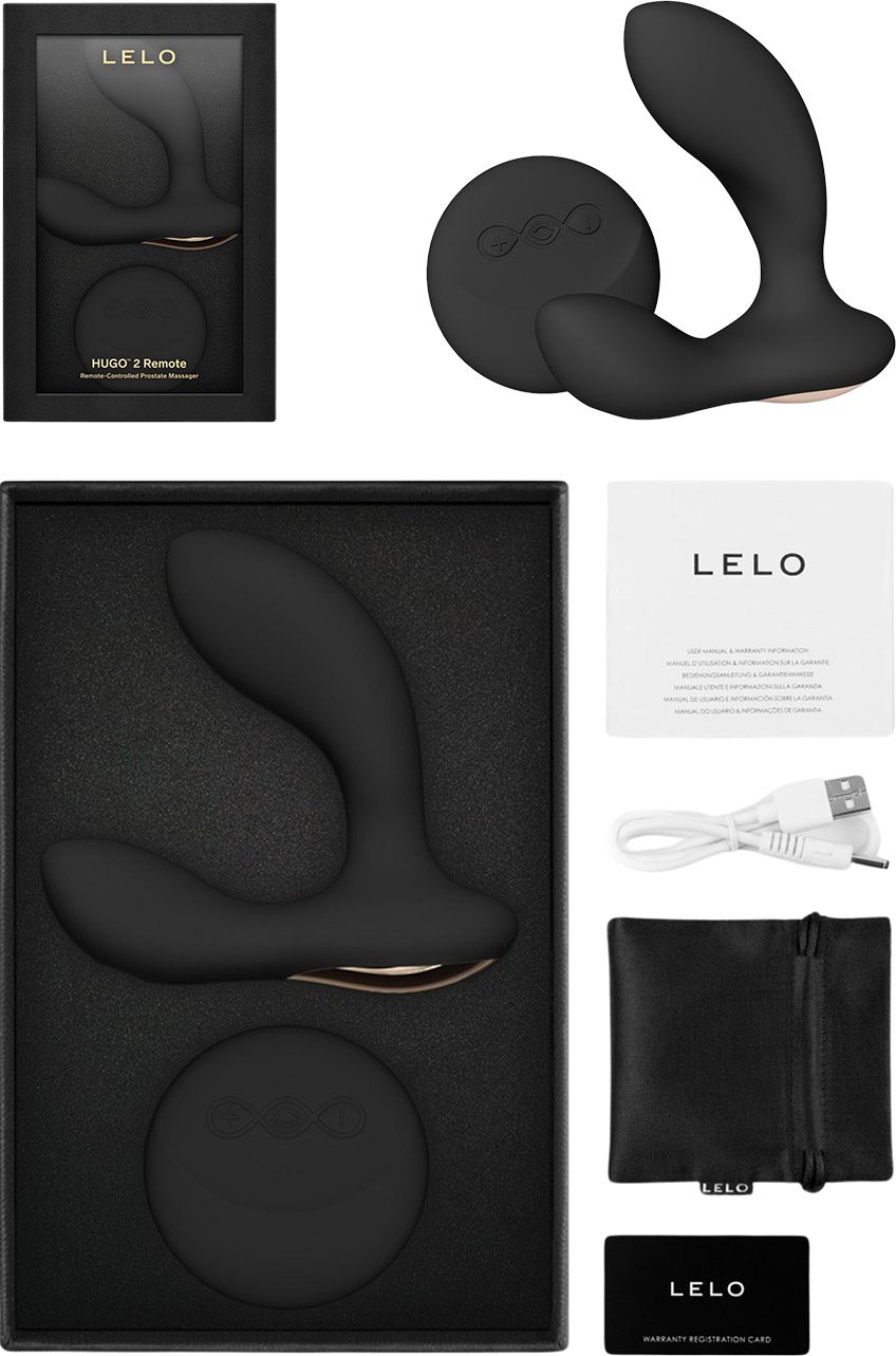 LELO Hugo 2 Remote | Masseur prostatique | Noir