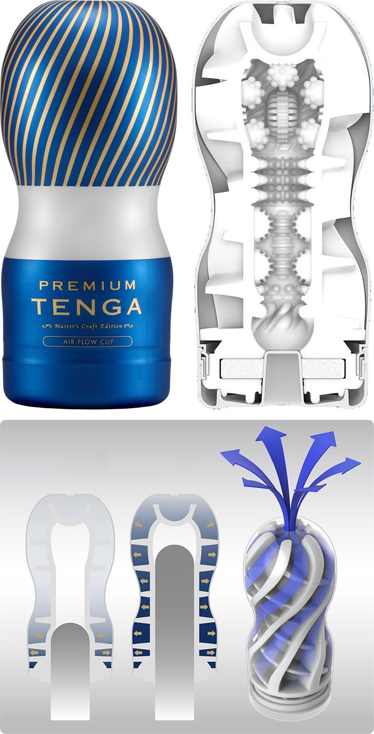 Tenga Premium Air Flow Cup | Masturbator mit Luftstromstruktur