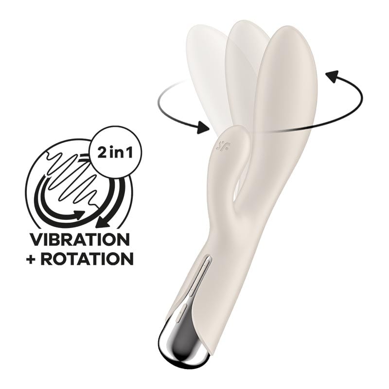 Satisfyer Spinning Rabbit | Rotierender Rabbit-Vibrator | Weiss
