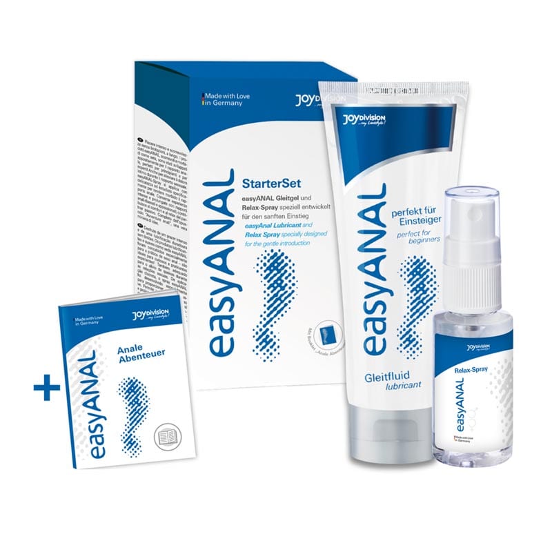 JoyDivision easyANAL Starter Set | Lubrifiant anal & spray relaxant
