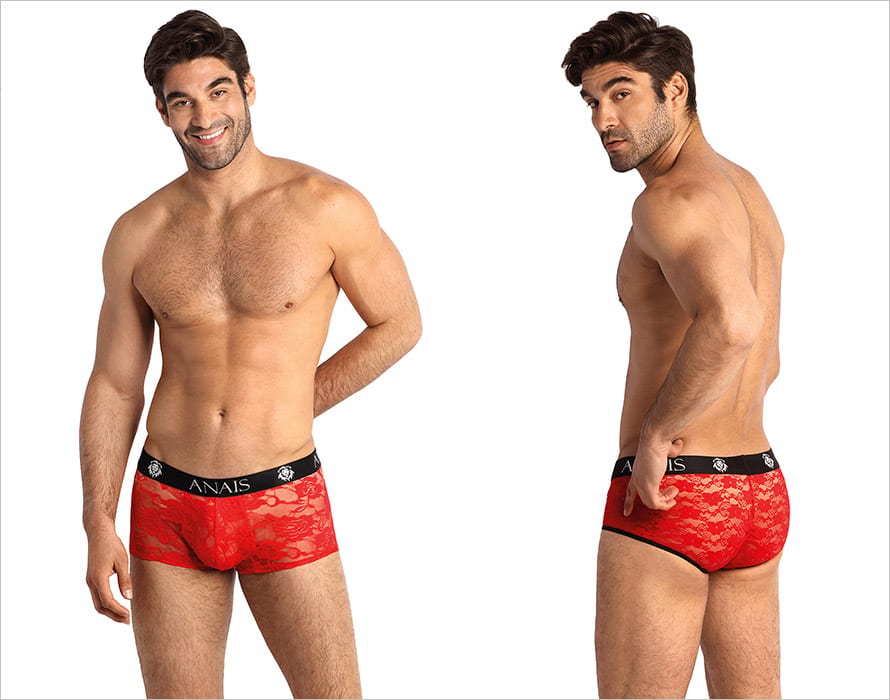 Anais for Men Boxer pour homme Brave - Rouge