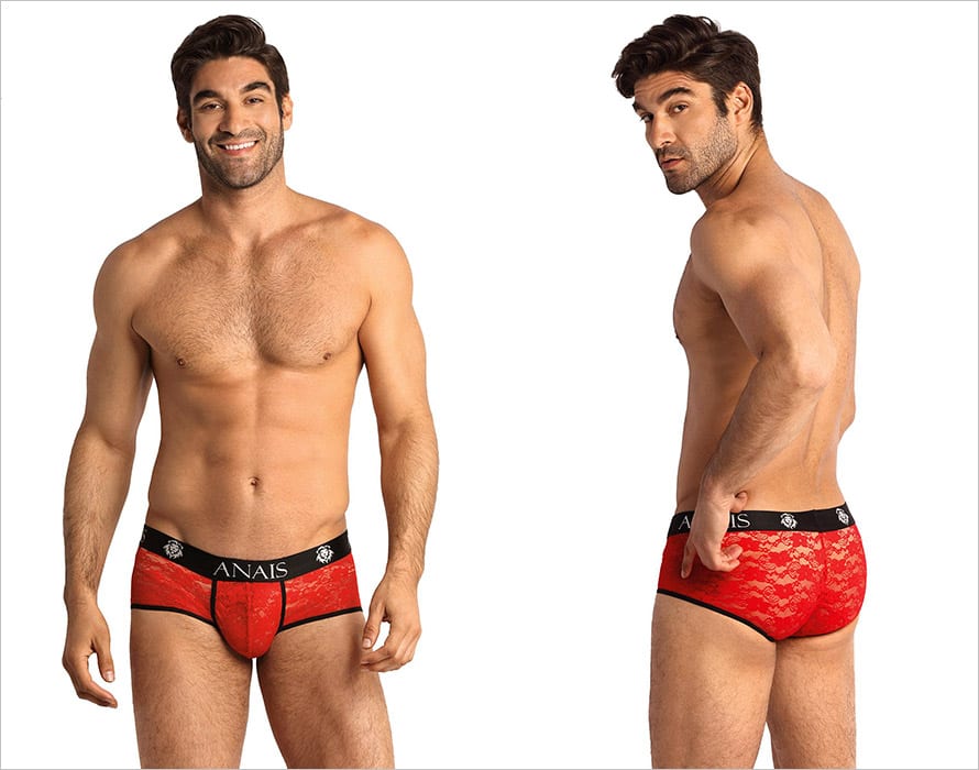 Anais for Men Brave | Sehr sexy Männershorts aus roter Spitze