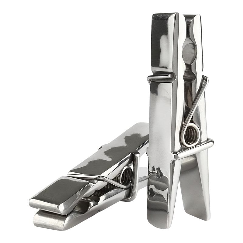 Mr. Steel Clothespins | Pinces à tétons conçus en acier inoxydable