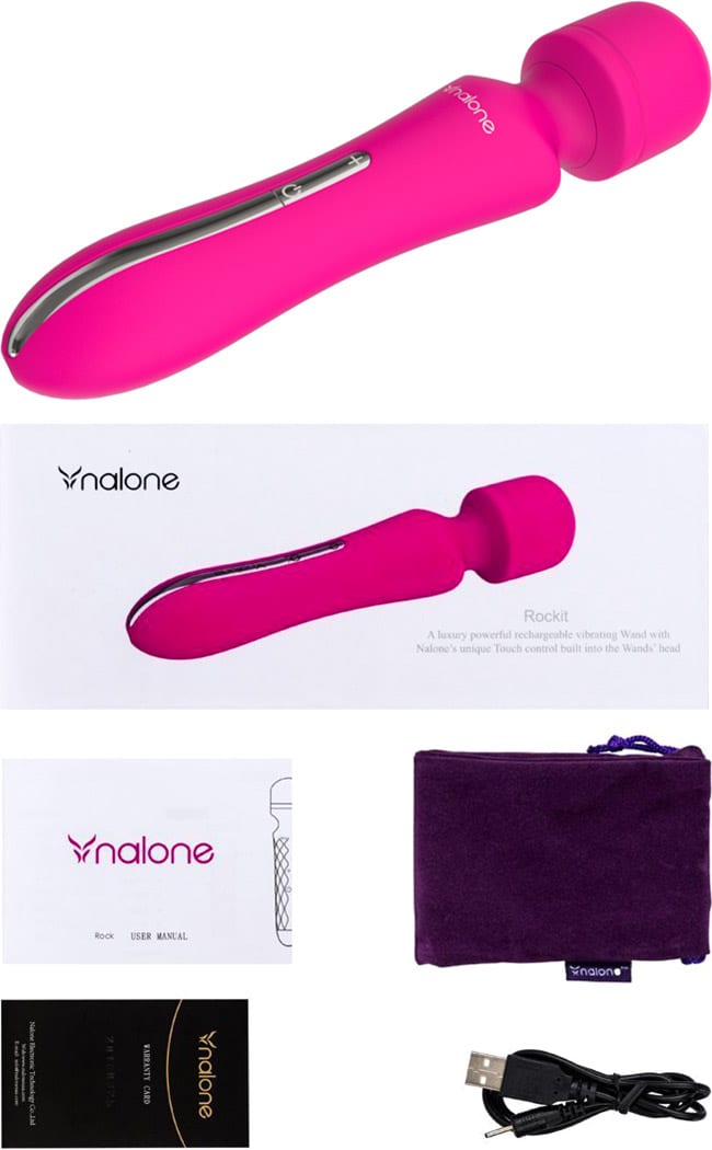 Nalone Rockit | Vibromasseur Wand / Baguette | Technologie tactile