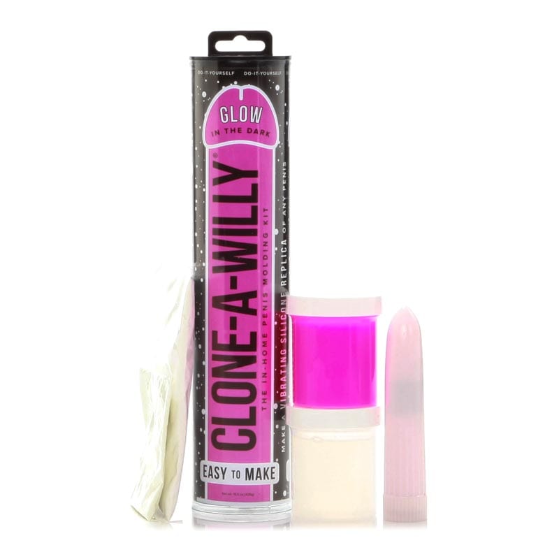 Clone-A-Willy | Penisforming-Set | Phosphorescent | Rosa