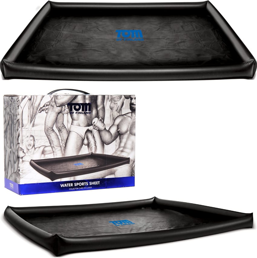 Tom of Finland Water Sports Sheet | Drap de protection avec rebords