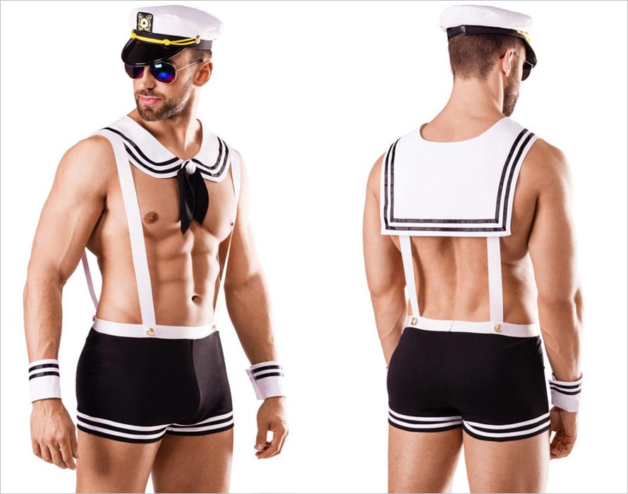 Saresia | Costume de marin très sexy | 4 pièces