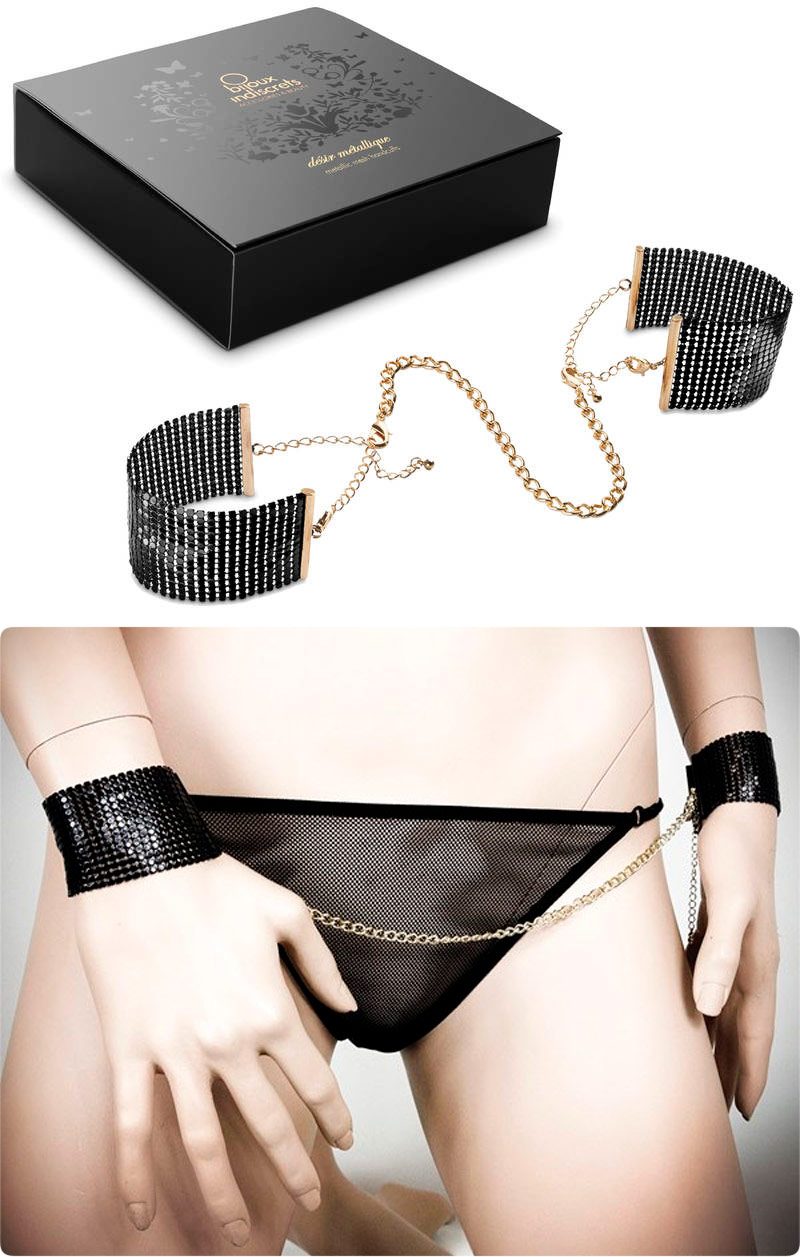 Bijoux Indiscrets Désir Métallique Handschellen - Schwarz