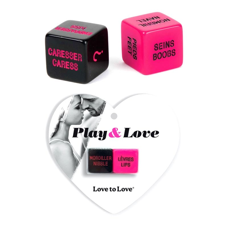 Love to Love Mini Love'D Play & Love | Deux dés érotiques | FR/EN