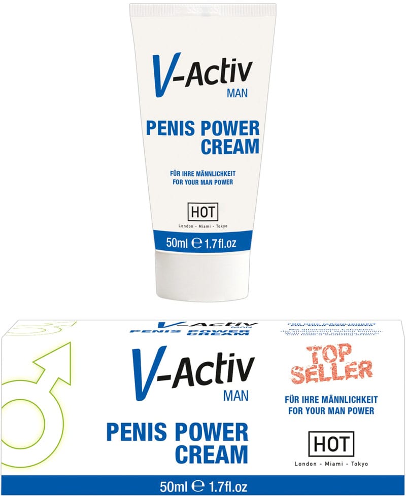 V-Activ Men Penis Power Cream | Crème stimulant l'érection
