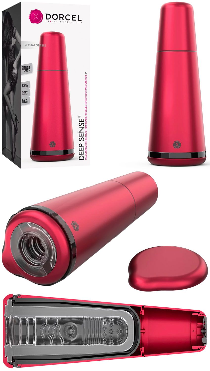 Dorcel Deep Sense | Masturbateur vibrant réutilisable