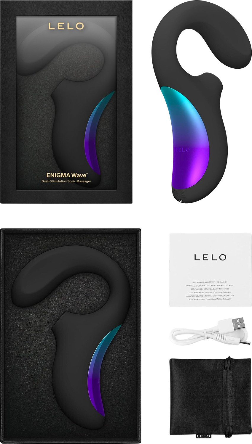 LELO Enigma Wave | Klitorisstimulator + G-Punkt Vibrator