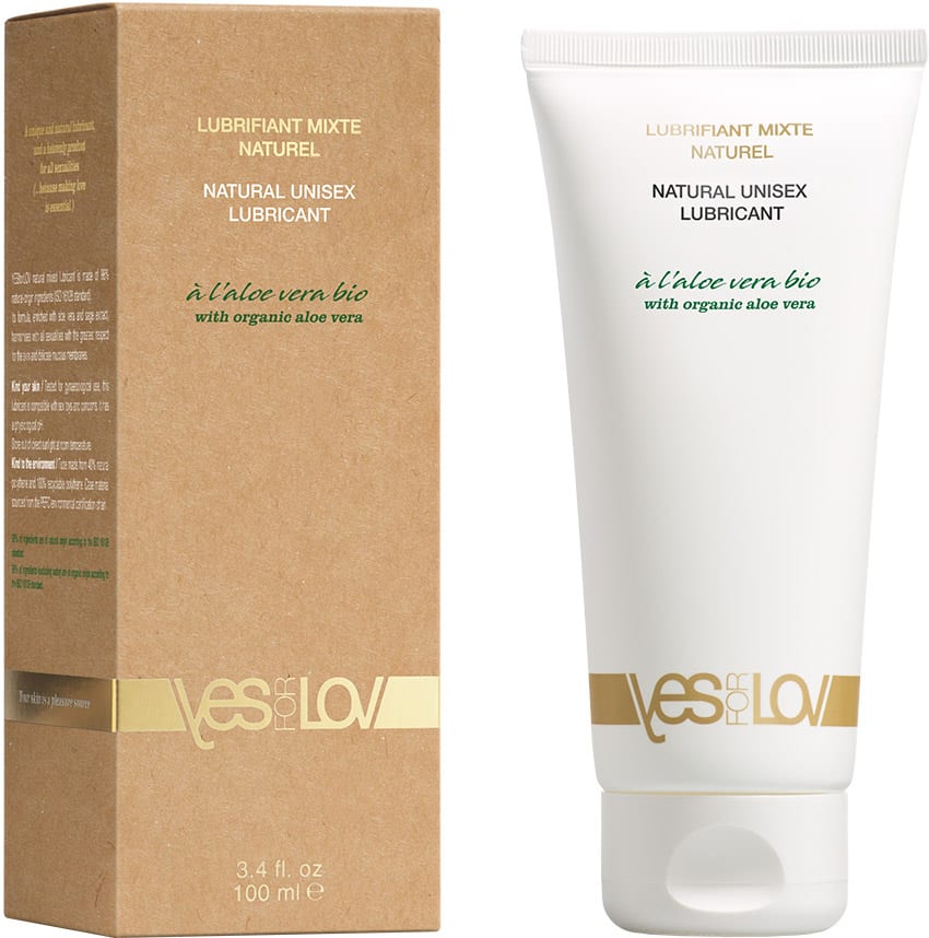 YESforLOV Mixte Naturel | Lubrifiant naturel à l'Aloe Vera bio