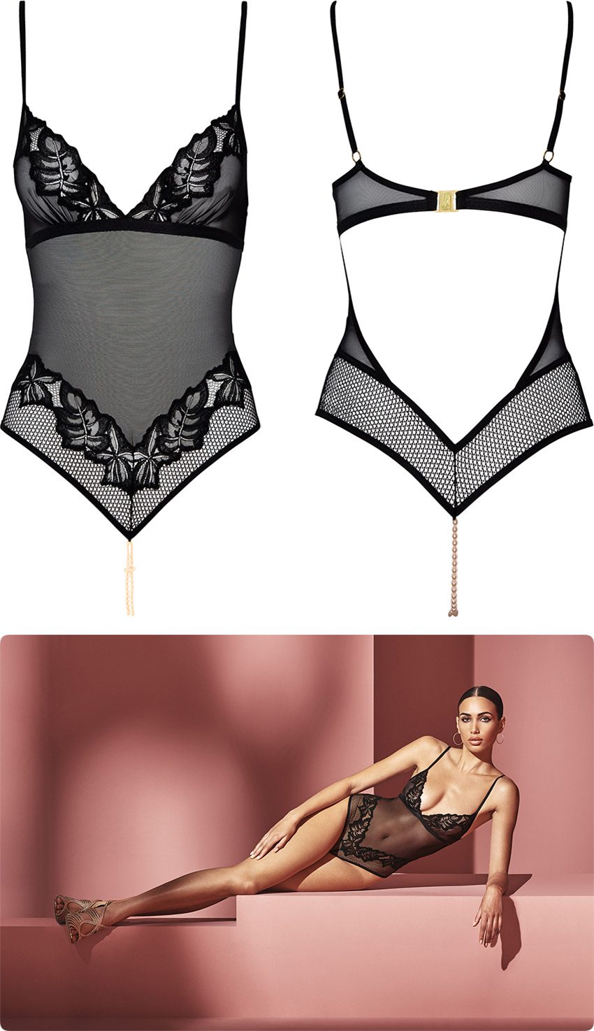Bracli London | Luxuriöser Body mit stimulierenden Perlen