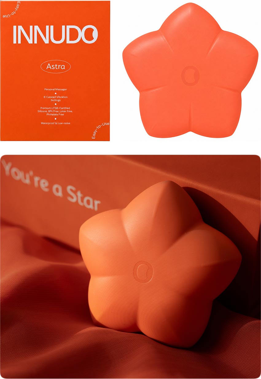 Innudo Astra | Stimulateur clitoridien | Orange