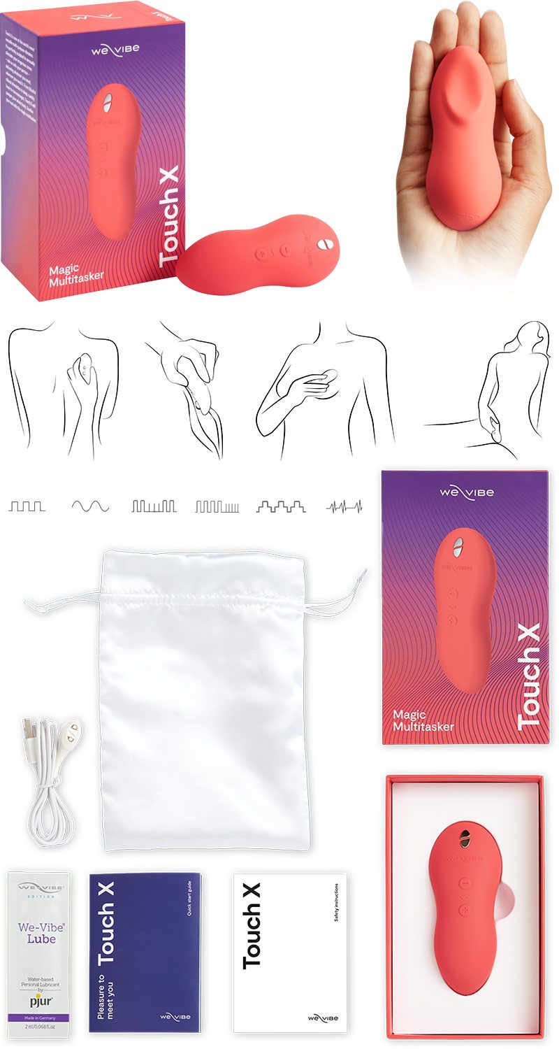 We-Vibe Touch X | Vibromasseur externe compact et multifonctions