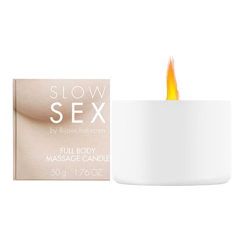 Slow Sex Full Body | Bougie de massage parfumée à la noix de coco