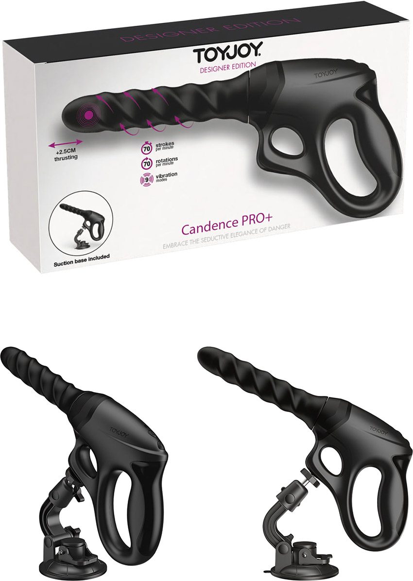 ToyJoy Candence PRO+ | Sex machine rotative et pulsative avec ventouse