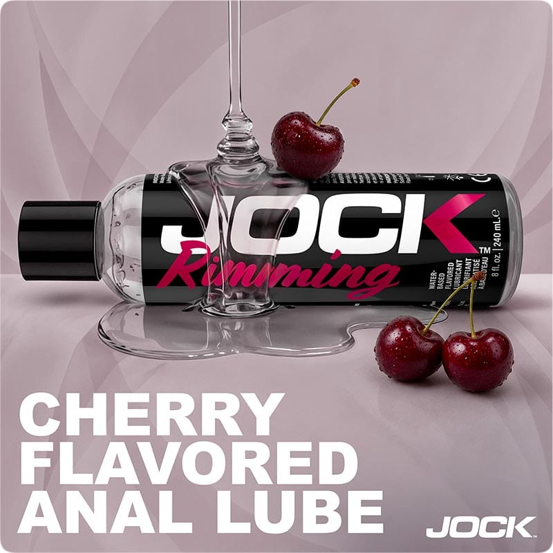 Jock Rimming | Gleitmittel auf Wasserbasis mit Kirschgeschmack