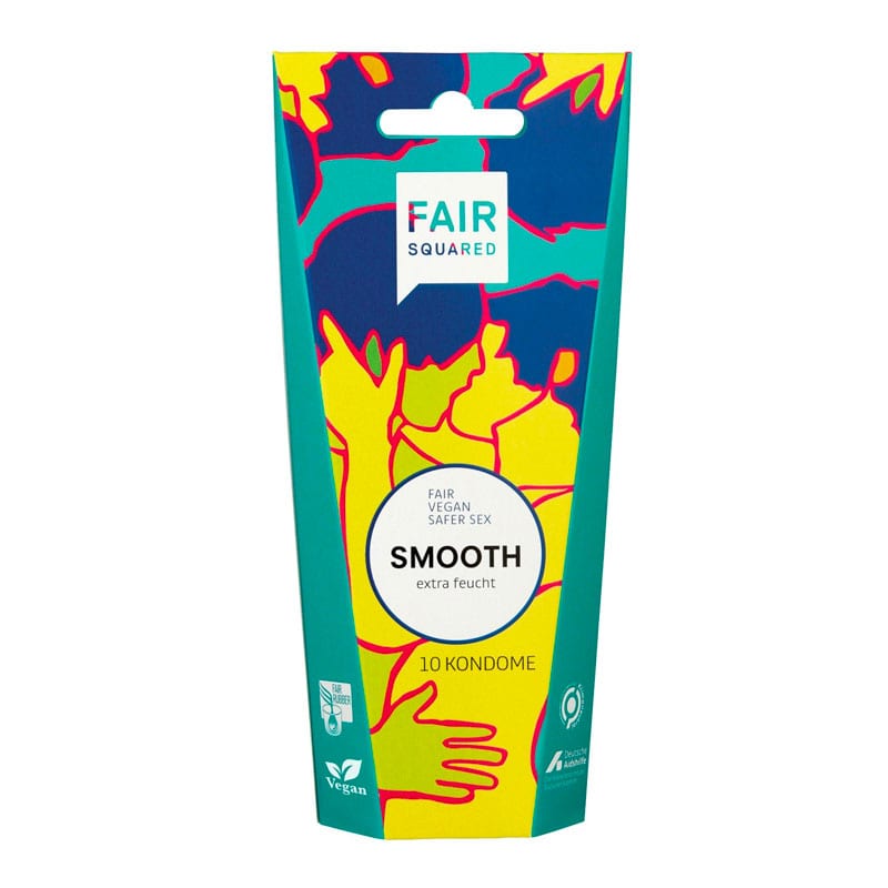Fair Squared Smooth | Préservatifs en latex | Vegan & Fair Trade