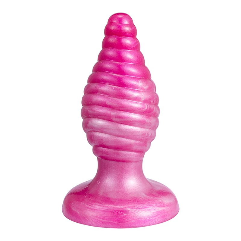 Silex-D Fantasy Cherry | Plug anal thermoréactif en silicone texturé