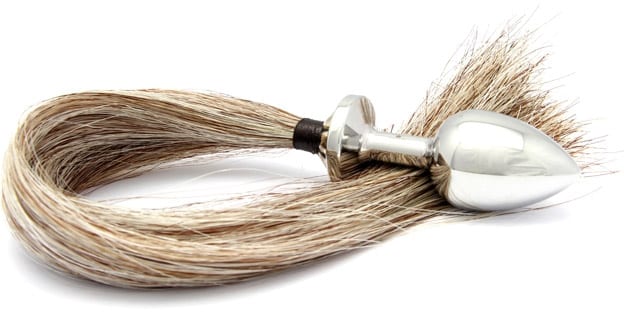 Rosebuds Tailbud Large | Plug anal avec une queue de cheval | Lin