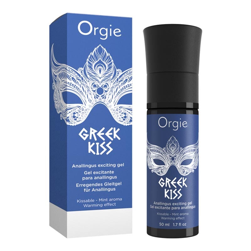 Orgie Greek Kiss | Erregendes und küssbares Gel für Anulingus | 50 ml