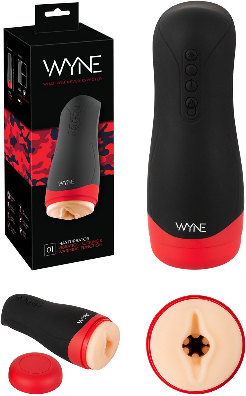 Wyne No. 1: Wärmender Multifunktions-Masturbator für Männer - KissKiss