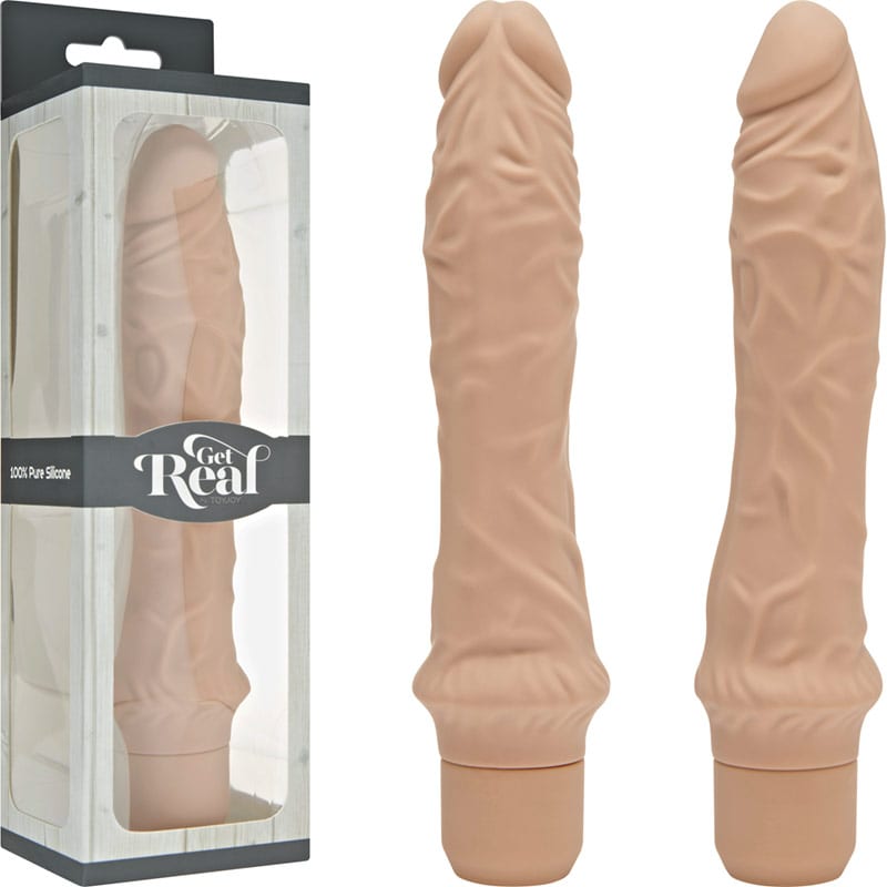 ToyJoy Get Real Classic Large | Realistischer Vibrator | Hellbeige