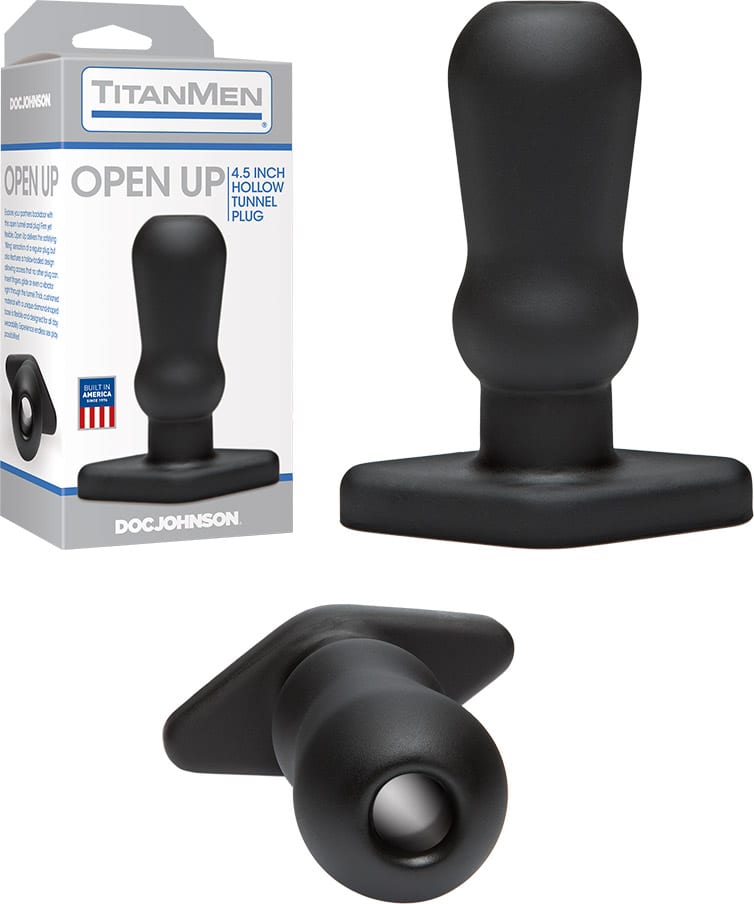 Plug anal évidé Doc Johnson TitanMen Open Up