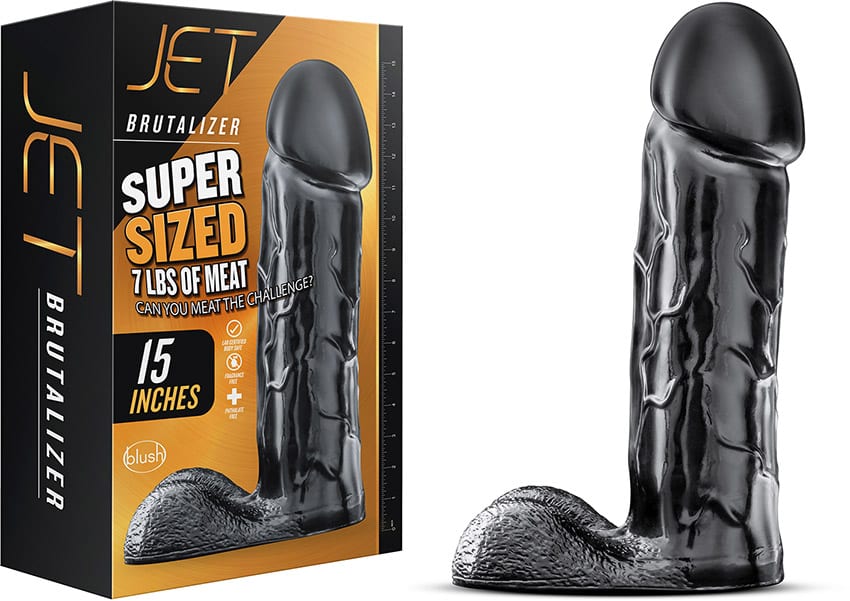 JET Brutalizer | Imposanter Dildo mit stimulierender Oberfläche